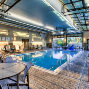 indoor pool at Courtyard by Marriott Pigeon Forge hotel